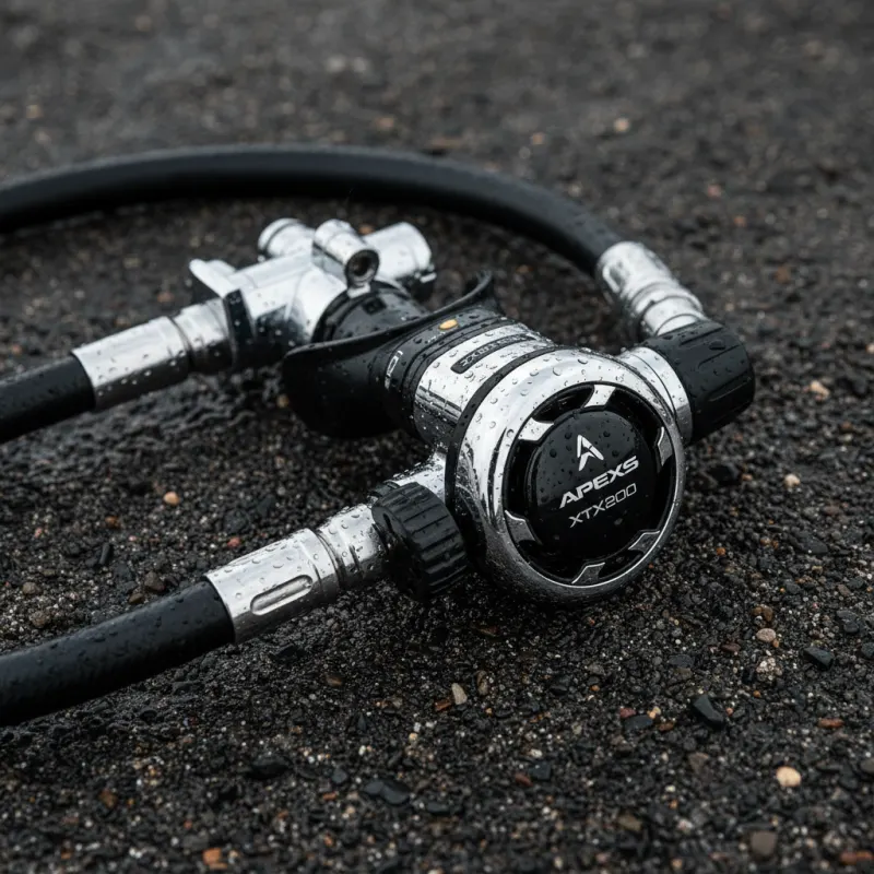Apeks XTX200 Regulator close-up