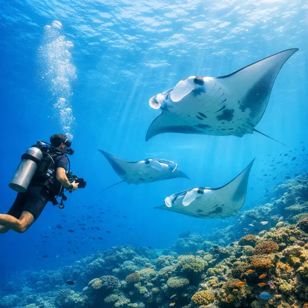Meeting Manta Rays in Palau: A Diver's Dream Encounter